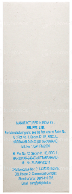 Sbl Justicia Adhatoda Q Mother Tincture 30Ml